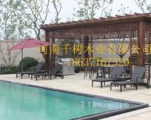 新乡绿城地产美国南方松防腐木工程